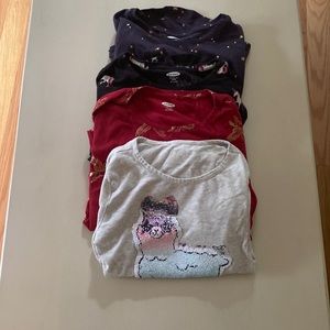Girls long sleeve T-shirt bundle
